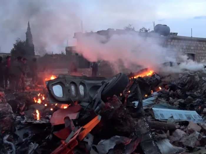 Russian Su-25 pilot shot down over Syria blew himself up with a grenade to avoid capture