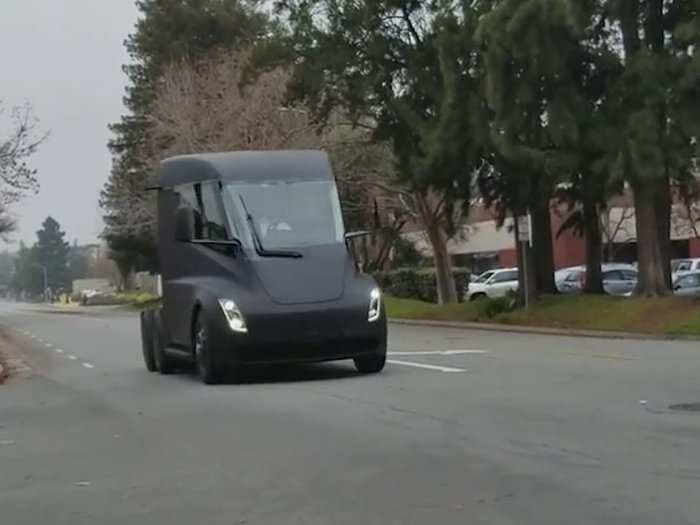 Someone spotted a Tesla Semi on a public road, but what's it doing?