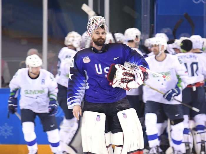 The Team USA men's hockey team lost their Olympic opener in gut-punching fashion