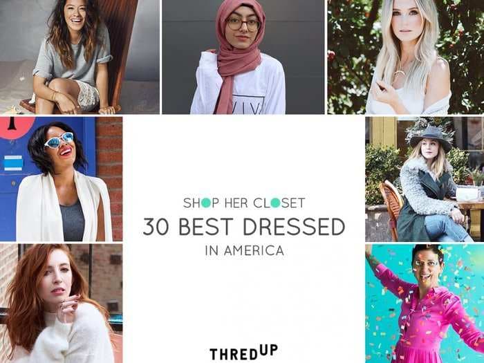 The 30 most fashionable women in the US, according to ThredUp