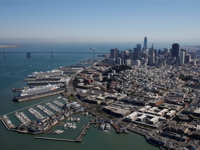 Disturbing before-and-after images show what the San Francisco Bay Area could look like in 2100