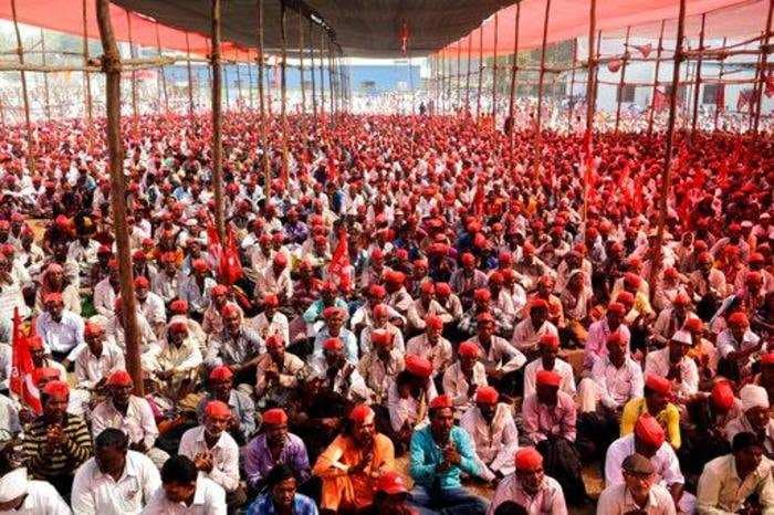 The amazing public relations of the farmer protests in Maharashtra