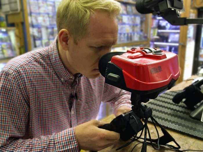 The incredible story of the 'Virtual Boy' - Nintendo's VR headset from 1995 that failed spectacularly