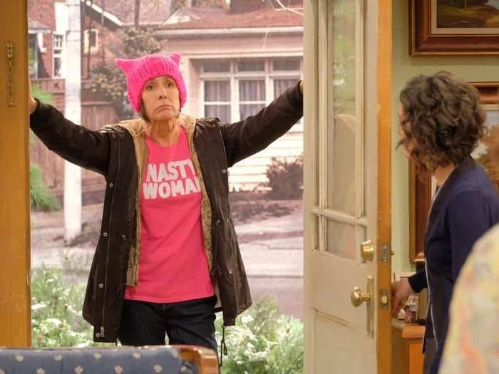 The 'Roseanne' premiere tackles the American political divide over Trump head-on - and fans have mixed feelings