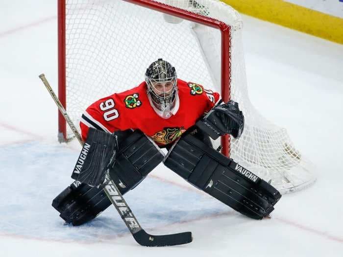 Why NHL teams use goalies off the street to fill in for injured players - like the 36-year-old accountant who became a star for the Blackhawks