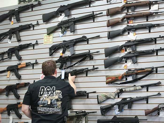 The world's largest asset manager will exclude gun manufacturers and retailers from its newest investment products