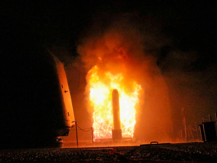 Striking images of the US military training at night reveal the surreal colors of war