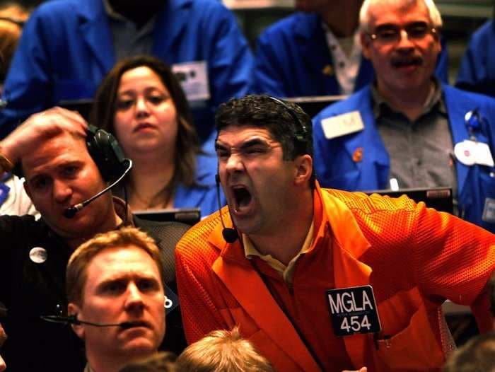 Traders are turning their backs on stocks at the fastest pace since the financial crisis -  and it's a situation that's threatening to spiral out of control