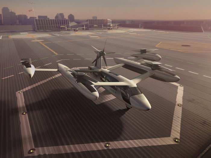 Uber reveals its flying taxi prototype and claims access will be 'affordable for normal people'