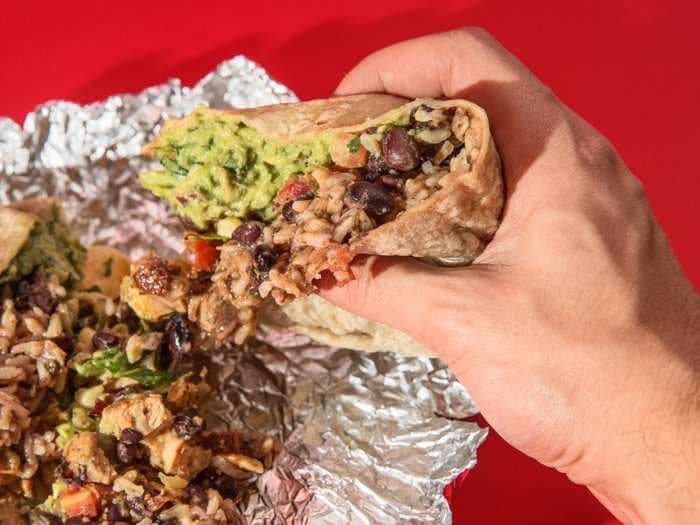 Chipotle's delivery sales are exploding, and the CEO says it's great news for the struggling chain in more ways than one
