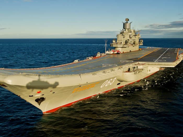 Step aboard the Admiral Kuznetsov, Russia's aircraft carrier that's considered to be one of the worst in the world