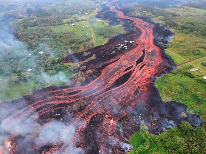 Deadly lava is tearing through Hawaii as the Kilauea volcano's violent eruption continues - here are the latest images