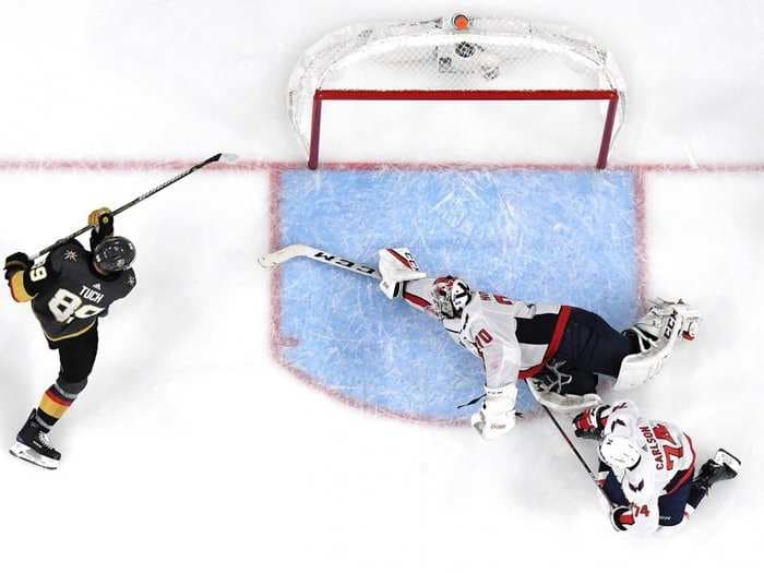 Capitals goalie wows hockey world with what some are calling one of the greatest saves ever during the Stanley Cup Final