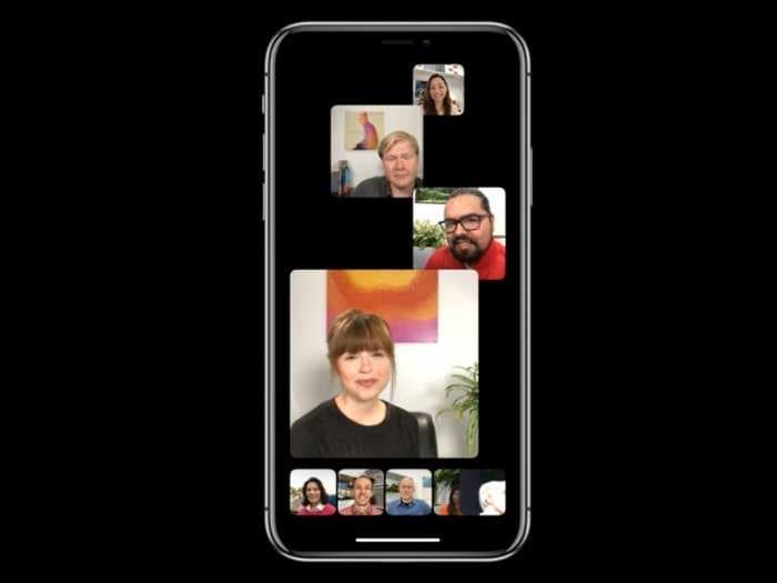 Facetime will now support video chats with up to 32 people, as well as filters and animojis