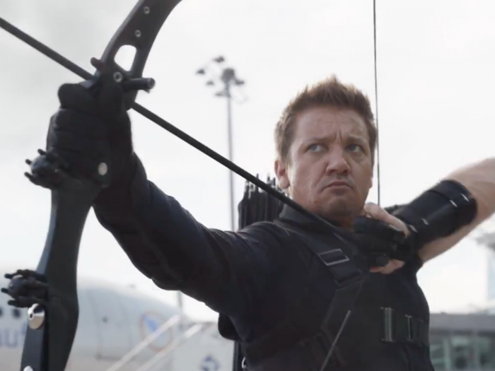 Jeremy Renner says the 'Avengers: Infinity War' directors got death threats over Hawkeye