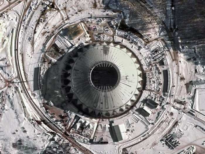 Satellite images reveal what Russia's World Cup stadiums look like from space
