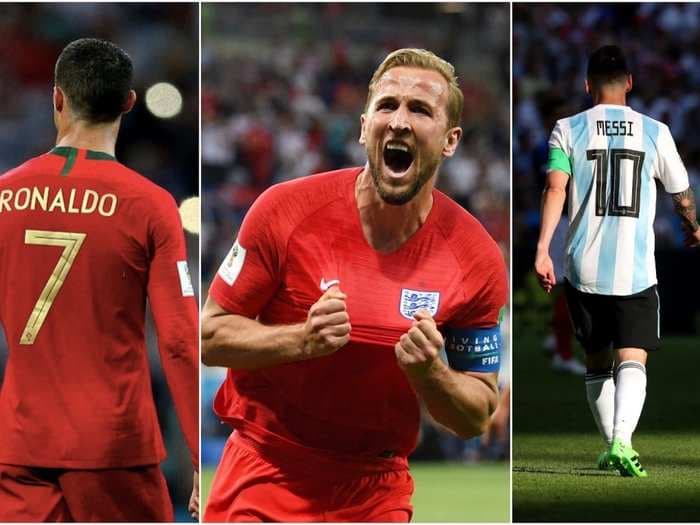 Harry Kane could score more goals than Ronaldo and Messi combined if he hits nets against Colombia