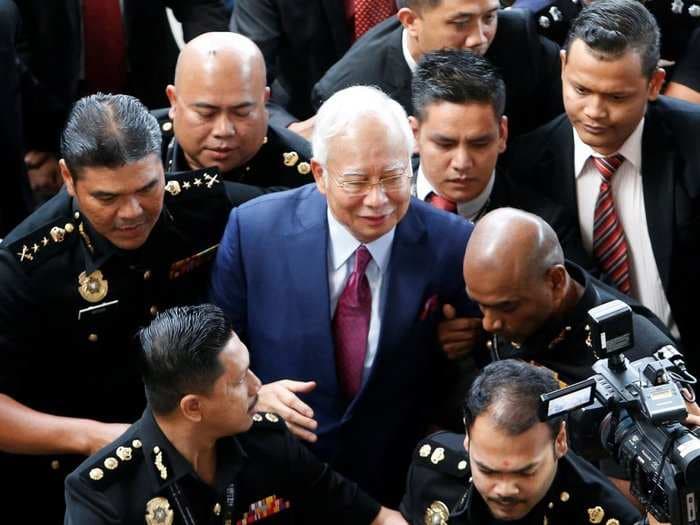 Former Malaysian Prime Minister Najib Razak charged in connection with multibillion dollar scandal