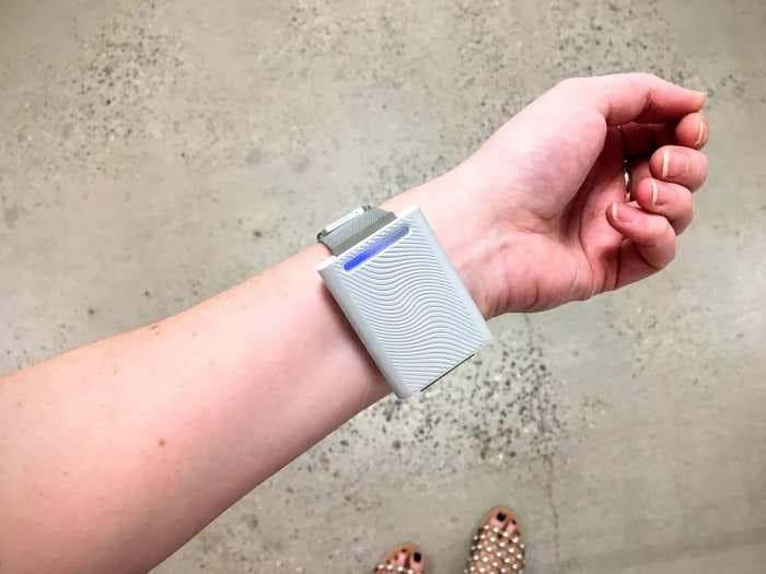 The Embr Wave is a wearable that helps you stay warm in freezing-cold offices, or cools your off when it's too hot - here's what it's like to use