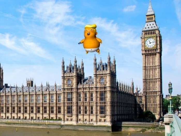 A balloon of Donald Trump as a 20ft tall angry baby has been cleared to fly over London for his diplomatic visit next week