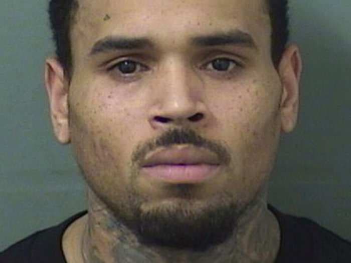 Chris Brown was arrested on a felony battery charge after a concert in Florida