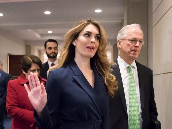 Hope Hicks reportedly told friends she wouldn't return to the White House this year, even if Trump asked