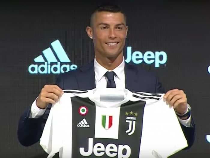 Juventus sold $60 million worth of Ronaldo jerseys in 24 hours - almost half his transfer fee
