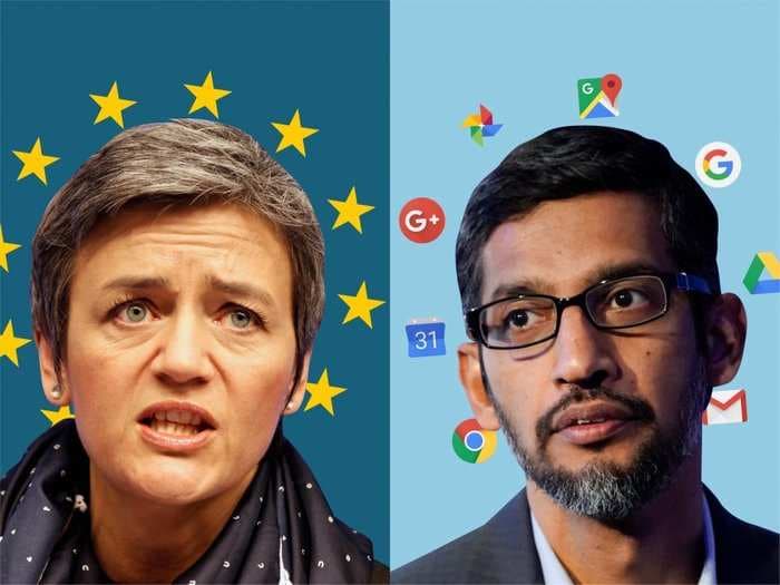 Google has been fined a record $5 billion by the EU