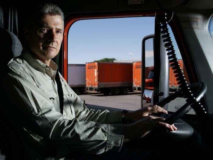 Truck drivers' salaries are experiencing an 'unprecedented' jump, but it's not enough to end the driver shortage that's making everything more expensive