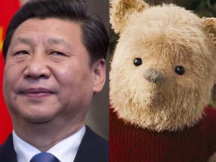 'Christopher Robin' has been banned in China, and it's reportedly because Winnie the Pooh memes have been used to criticize its leader Xi Jinping