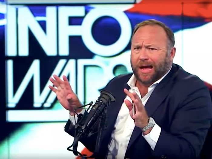 Apple has wiped almost all of Alex Jones' Infowars podcasts from iTunes