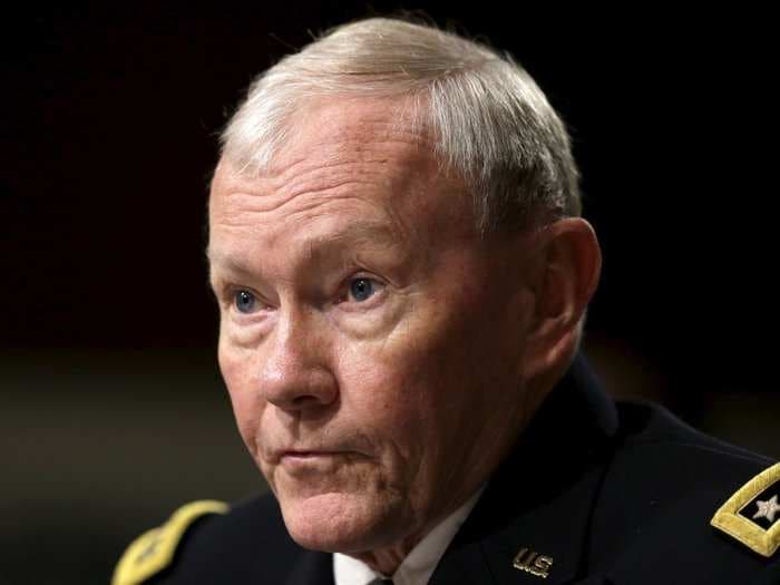 America's former top military official chides Trump's 'Space Force' proposal, says it was 'raffled off,' and tells Congress to 'sort this out'