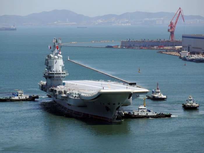 China's first homegrown aircraft carrier and a new destroyer set sail, and experts say it may be a powerful battle group in the making