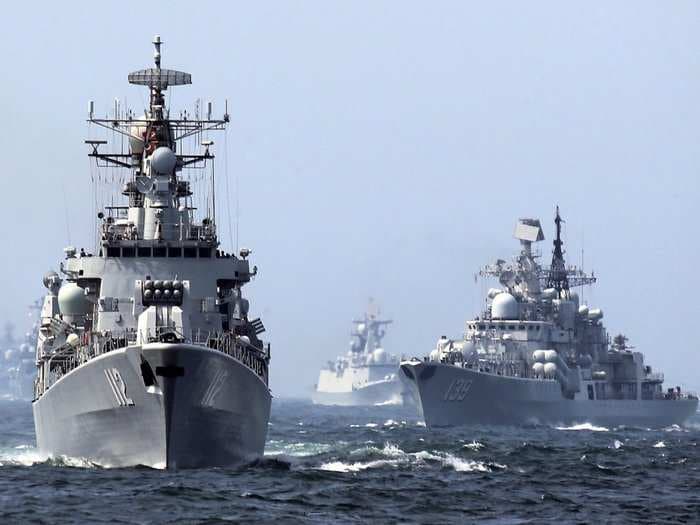 A British warship got involved in a showdown with the Chinese military in the South China Sea