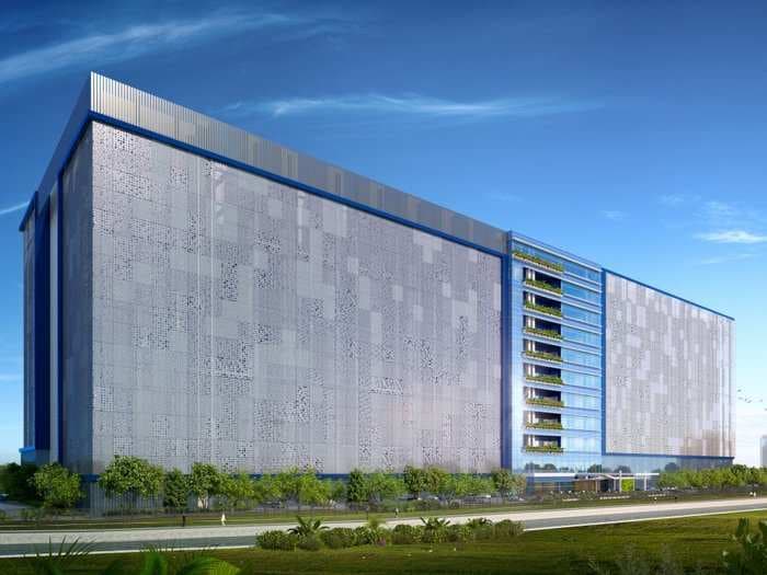Facebook is building its first data center in Asia - take a look at the futuristic, boxy design
