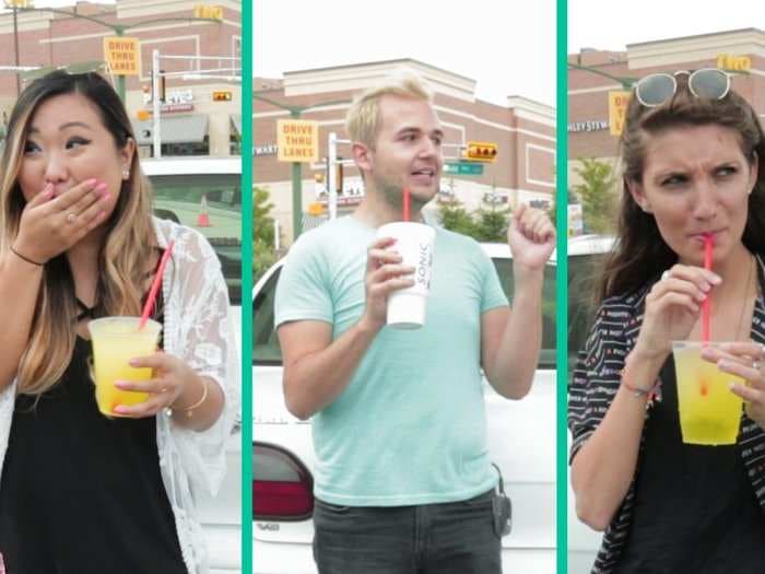 We tried Sonic's controversial Pickle Snow Cone Slush