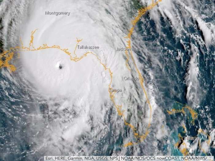 Watch how Hurricane Michael morphed from a small tropical depression into a record-breaking Category 4 hurricane over the course of 72 hours