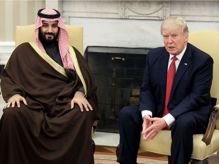 Oil is rallying after Trump threatens 'severe punishment' against Saudi Arabia if it is found to have been involved in the disappearance of journalist Jamal Khashoggi