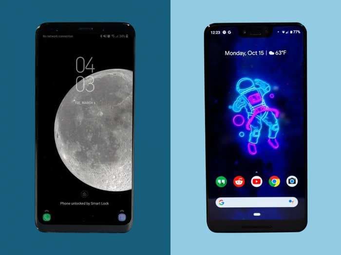 Google's amazing Pixel 3 and the sleek Samsung Galaxy S9 are 2 of the best Android smartphones on the market - here's which one you should buy