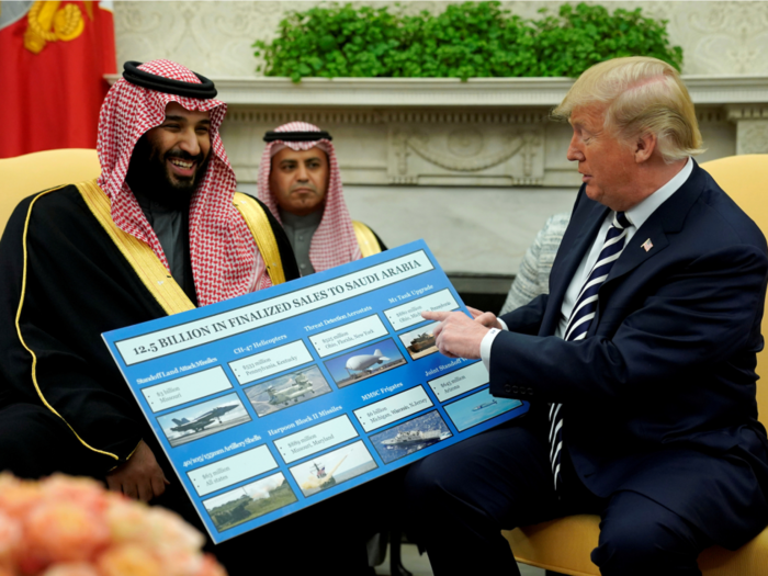 Top Senate Democrat accuses Trump of being too 'soft' on Saudi Arabia because of his business ties to the kingdom