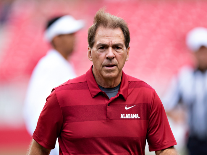 Nick Saban's reaction to a great defensive play shows his never-ending attention to detail and how he is never satisfied