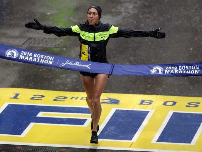Boston Marathon winner Desiree Linden is competing for the NYC trophy this weekend - here's her coffee-jolted, pasta-fueled daily routine