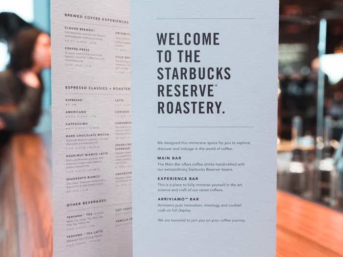 Starbucks is opening a Reserve Roastery in New York that has a full cocktail bar and is almost 13 times the size of the average Starbucks. Here's what it's like to visit.