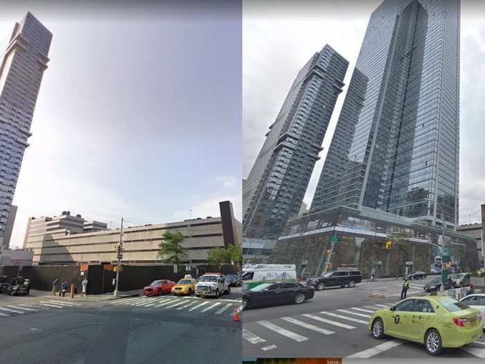 Photos taken by Google over the past decade show how drastically the NYC skyline has changed in just 9 years
