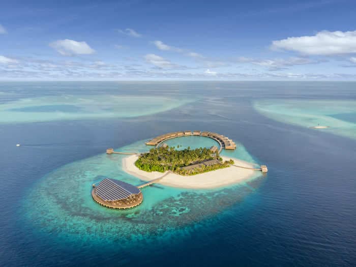 A solar-powered private island in the Maldives with 15 overwater bungalows is the best new luxury hotel to visit in 2019