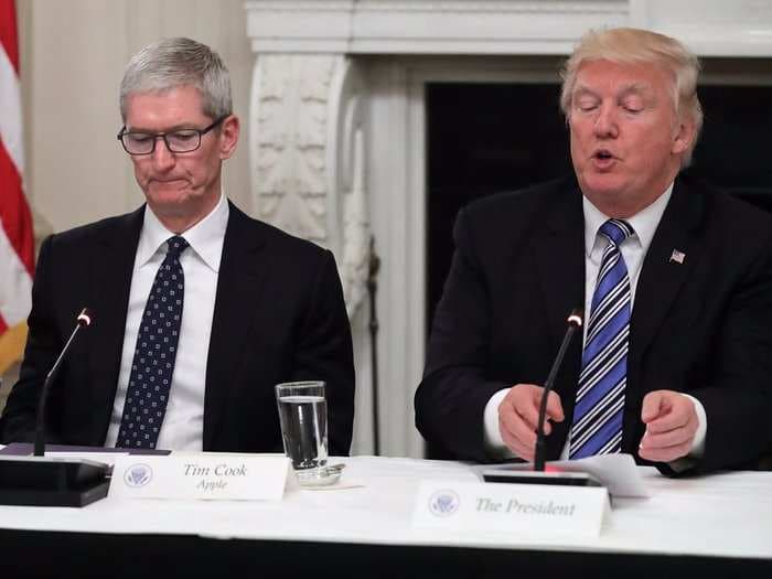 Tim Cook blames Trump's trade war with China as a big factor in Apple's slowdown