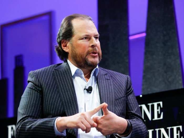 Marc Benioff says ditching his iPhone and iPad on holiday helped him make a huge decision about Salesforce's future