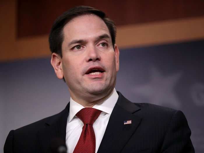 Marco Rubio warns against Trump declaring a national emergency over border security, arguing that one day a Democrat could declare one over climate change