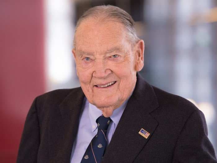 Jack Bogle said one of the 'most important landmarks' of his career was linking his employees' benefits to those of their clients