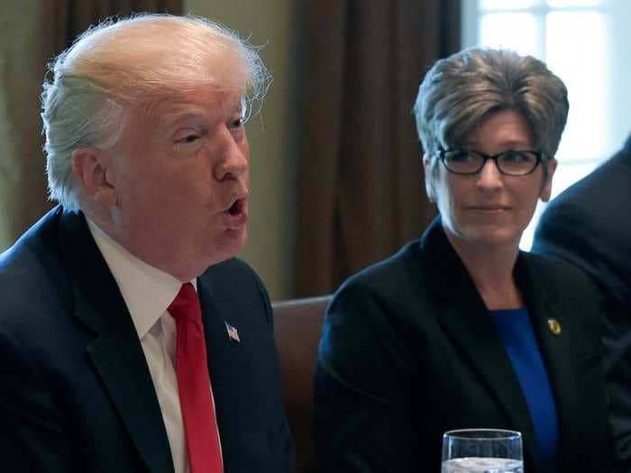 Republican Sen. Joni Ernst says she turned down Trump's offer to be his 2016 running mate because her husband 'hated' her success